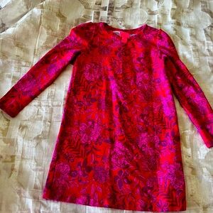 Lilly Pulitzer Red and Pink Floral Kids Dress